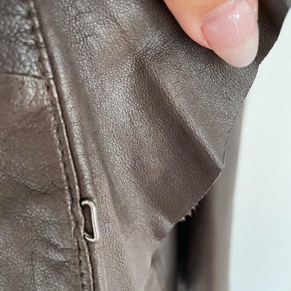 Cole Haan Leather Jacket - Picture 5 of 8
